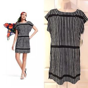 NEW! Marimekko Black & White Striped Dress / Cover-Up